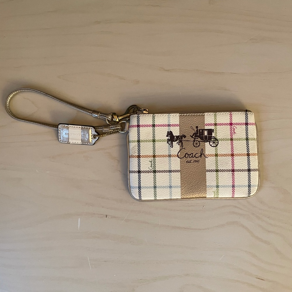 Coach Zip Wristlet